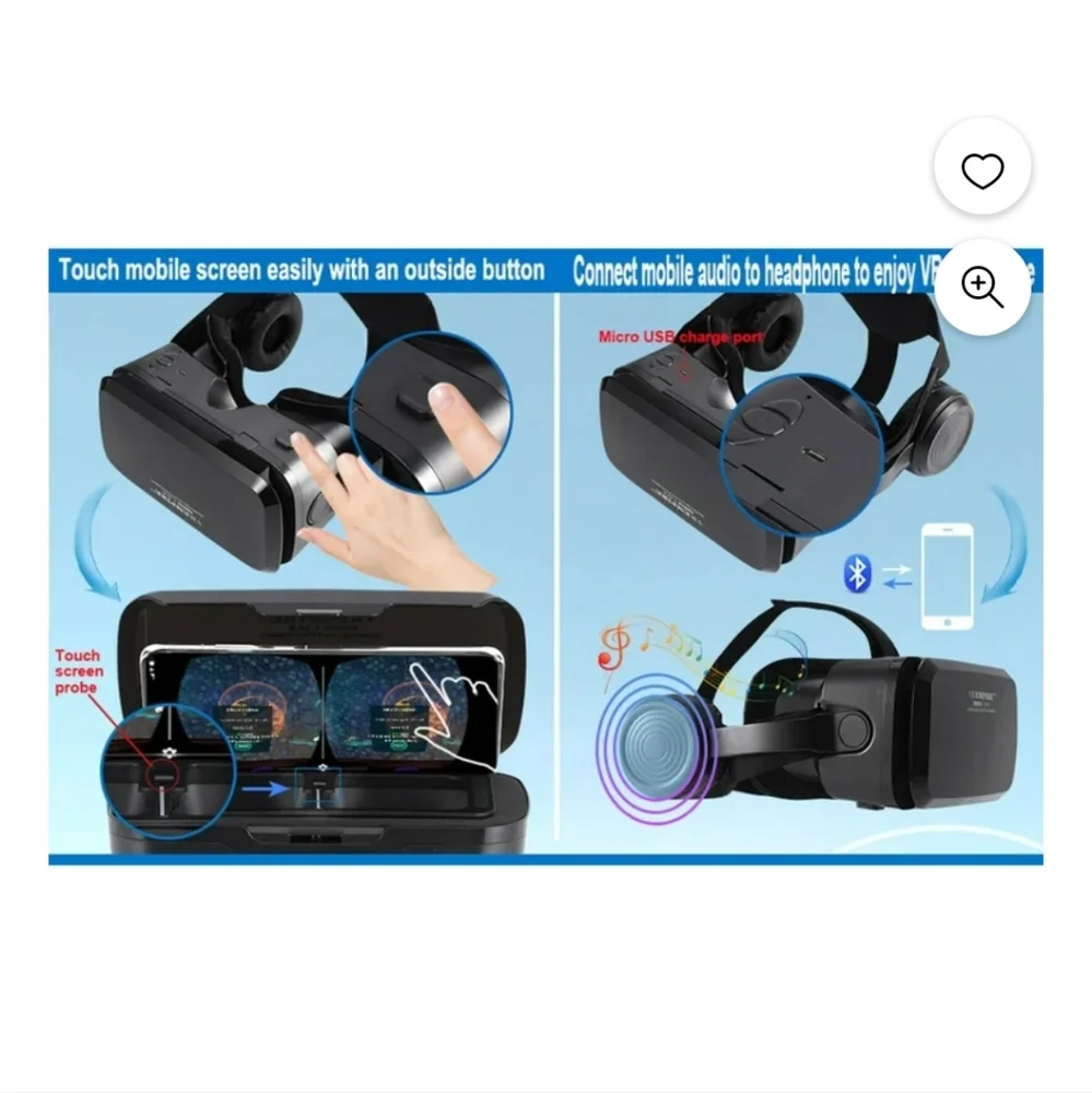 VR Empire Headset With Headphones